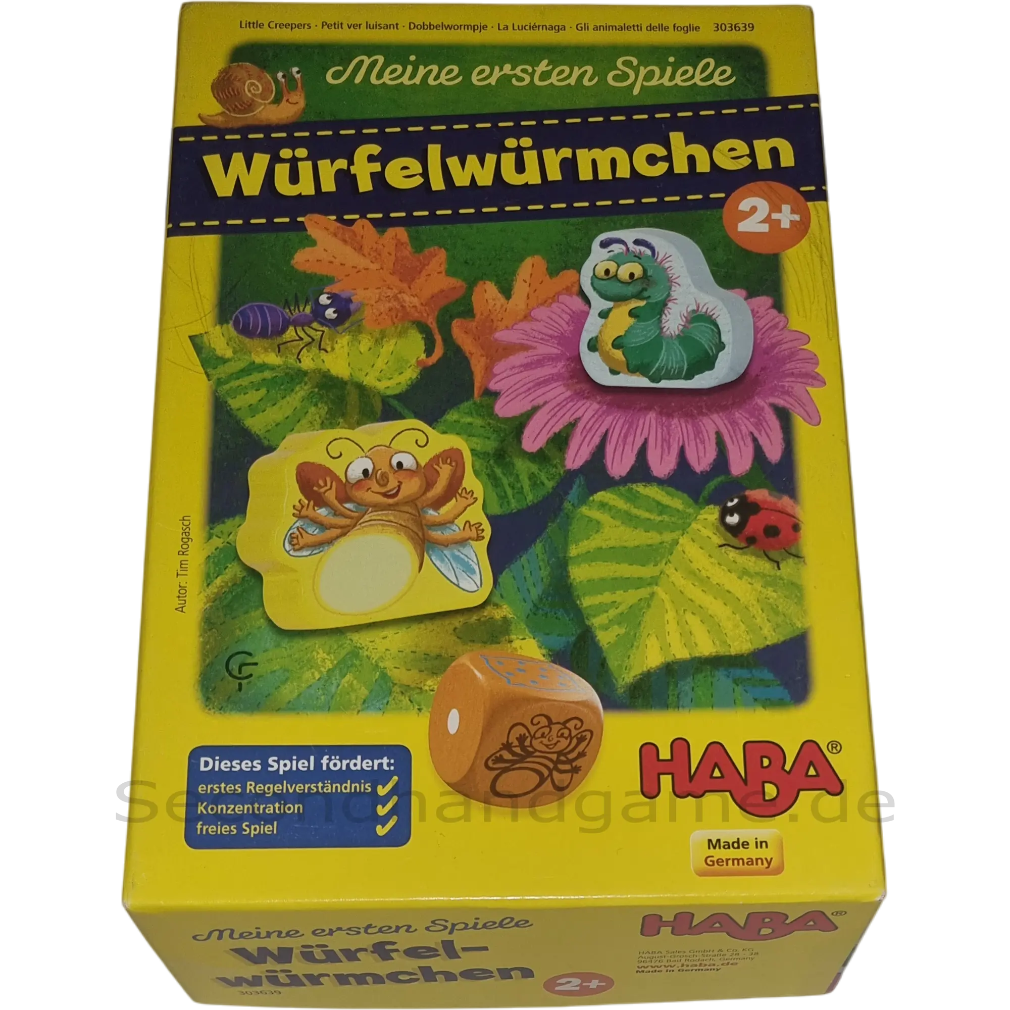 Haba Meine ersten Spiele Würfelwürmchen 303639