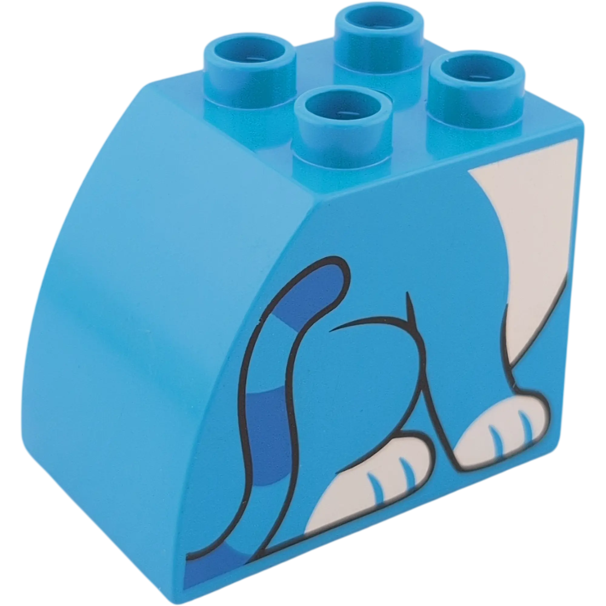 Lego Duplo Katzenunterteil Mittelblau