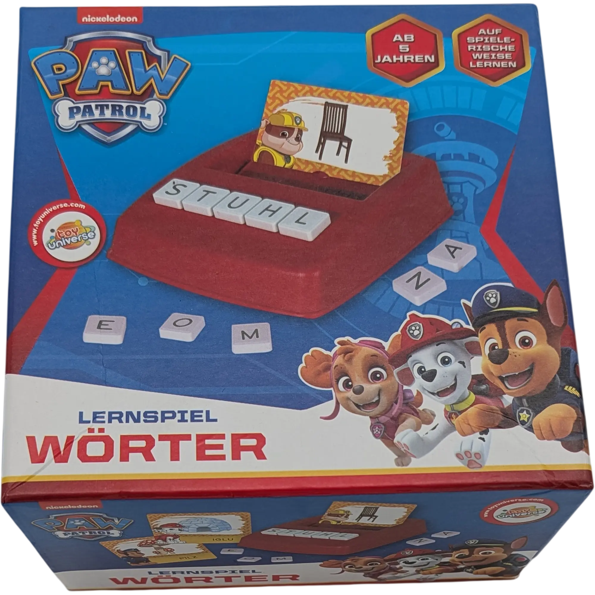 Paw Patrol Lernspiel Wörter