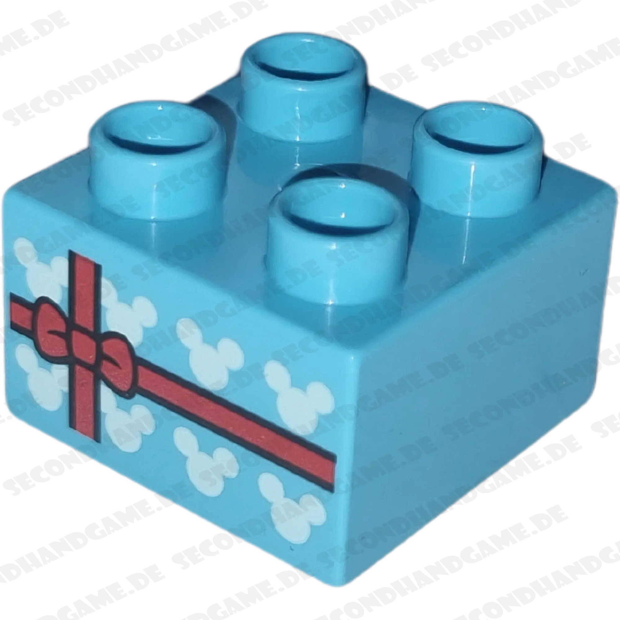 Lego Duplo 2x2 Stein Azur Geschenk Mickey Mouse