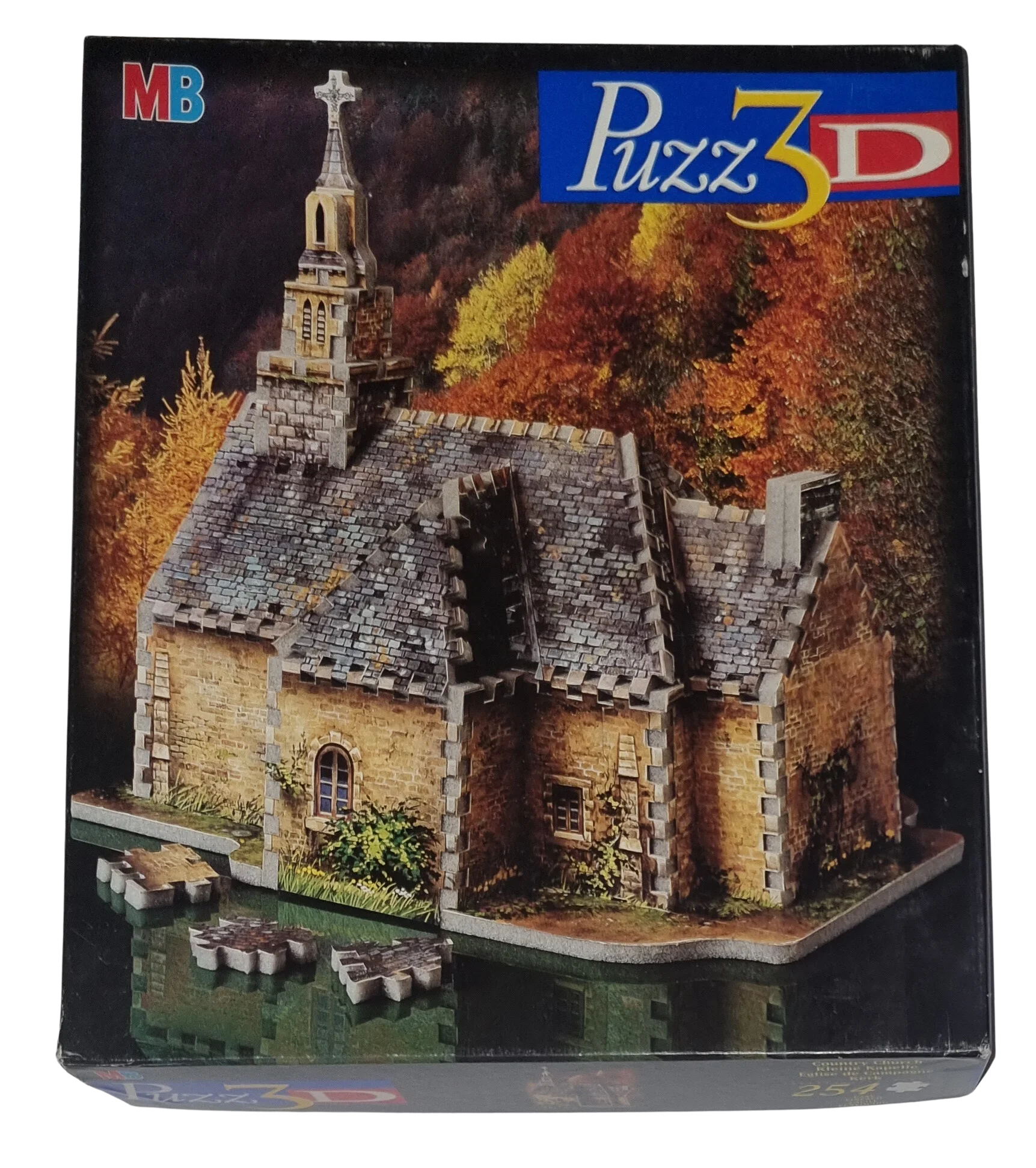 MB Puzz 3D Country Church 254 Teile