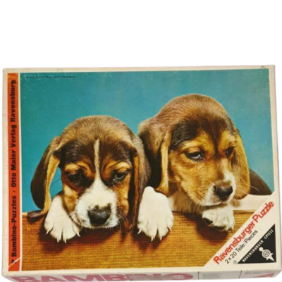 Ravensburger Puzzle 2 x 20 Teile Bambino-Puzzle Hund/Katze 15226