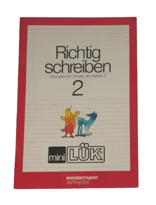 Mini Lük Richtig schreiben 2 ab 3. Klasse