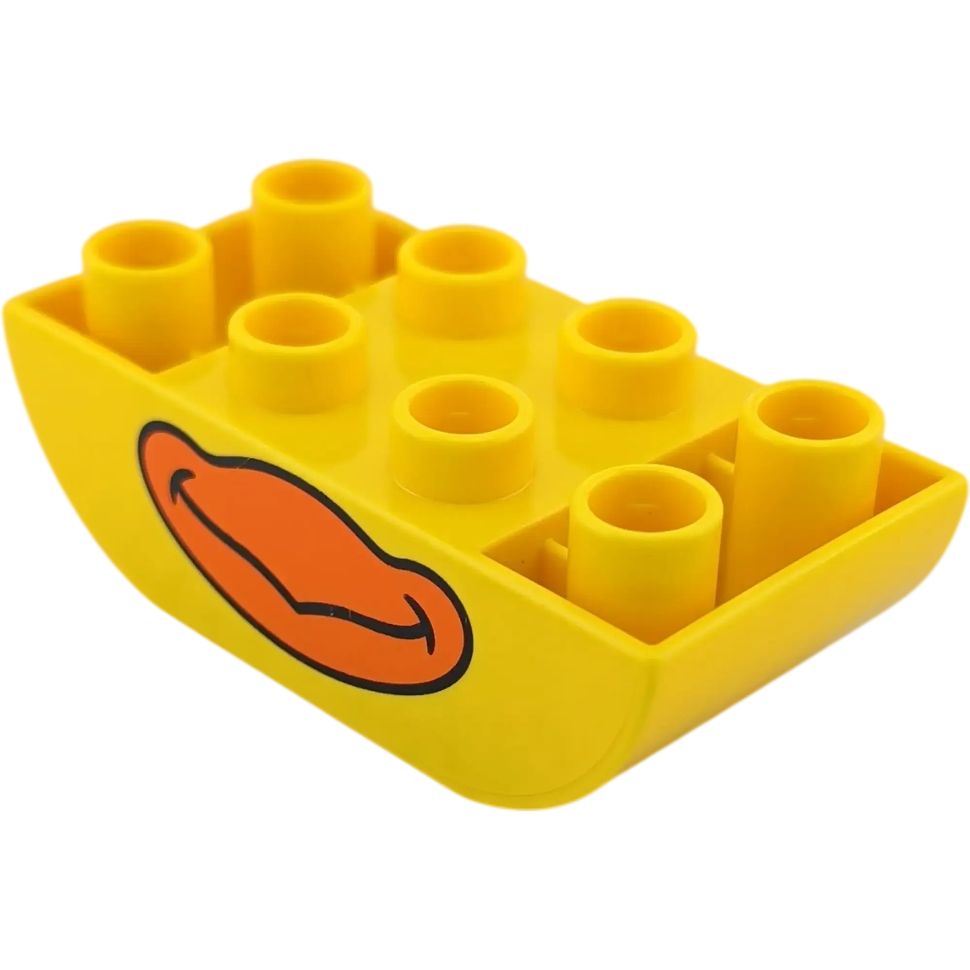 Lego Duplo 98224 Dachstein 2x4 Abgerundet Gelb mit Entenmund
