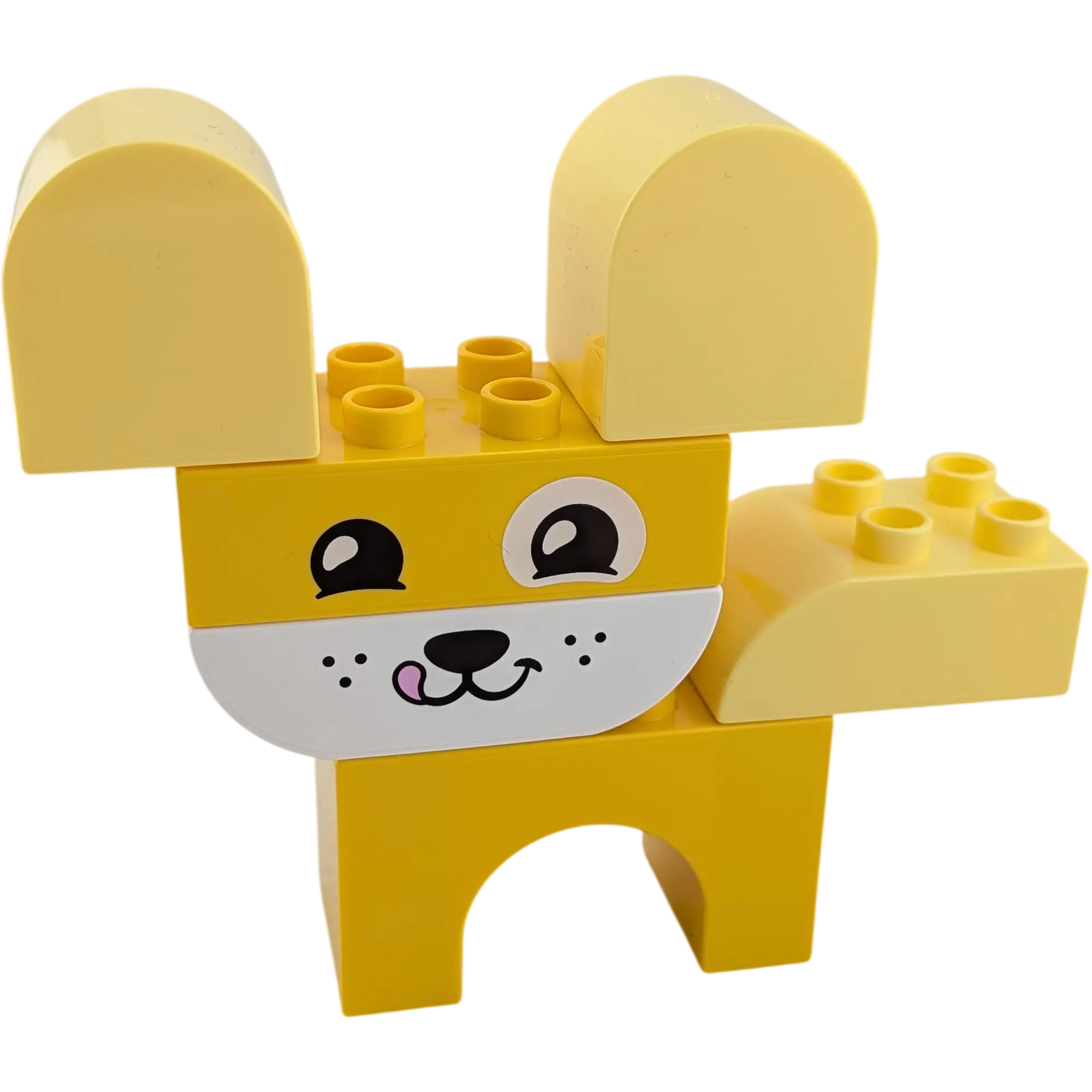 Lego Duplo Hund Gelb aus sechs Steinen