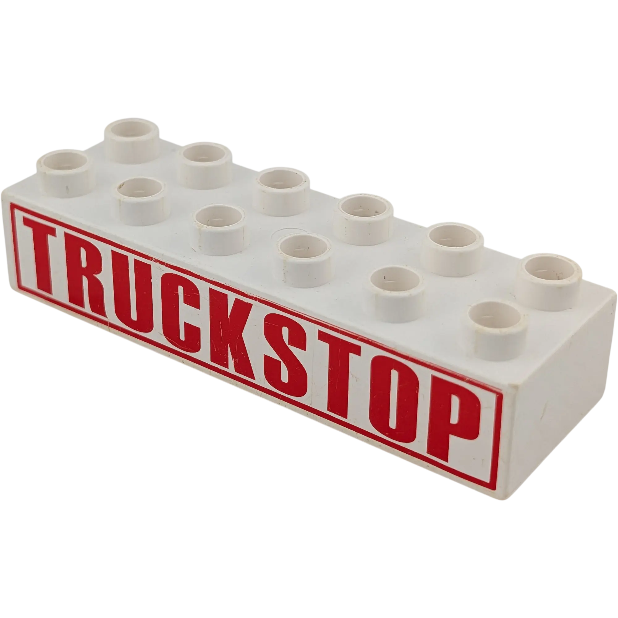 Lego Duplo 2300 Baustein 2x6 Weiß Truckstop