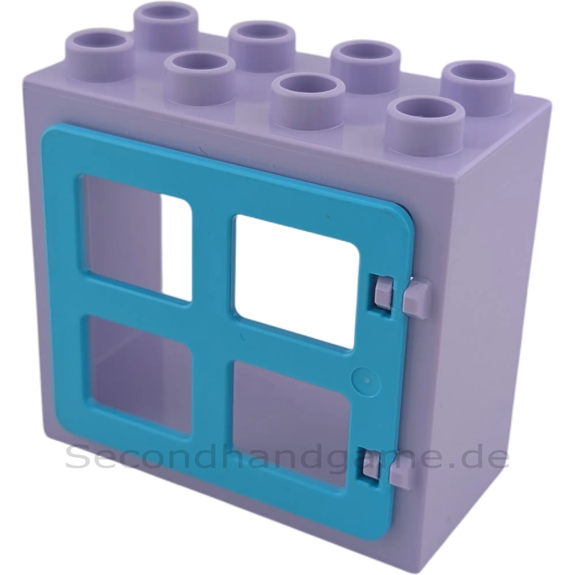 Lego Duplo 61649 Fenster Helllila mit 4 azurfarbenen Fenstern