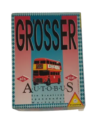 Piatnik Grösser als ein Autobus