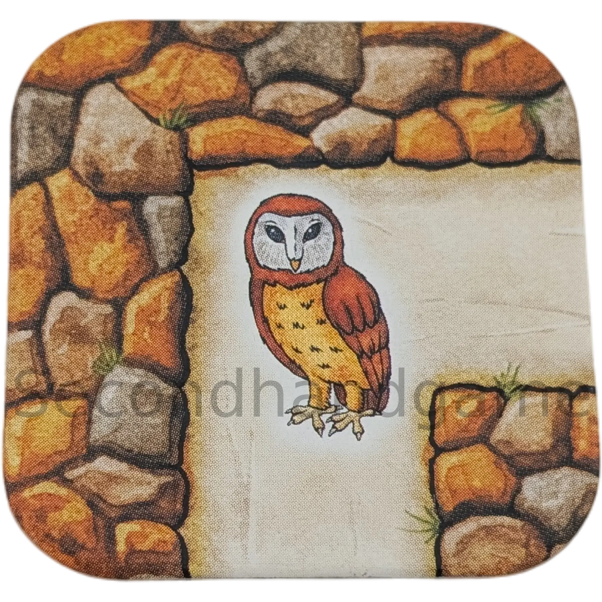 Das verrückte Labyrinth Ersatzteile Schiebekarte Kurve mit Eule Uhu