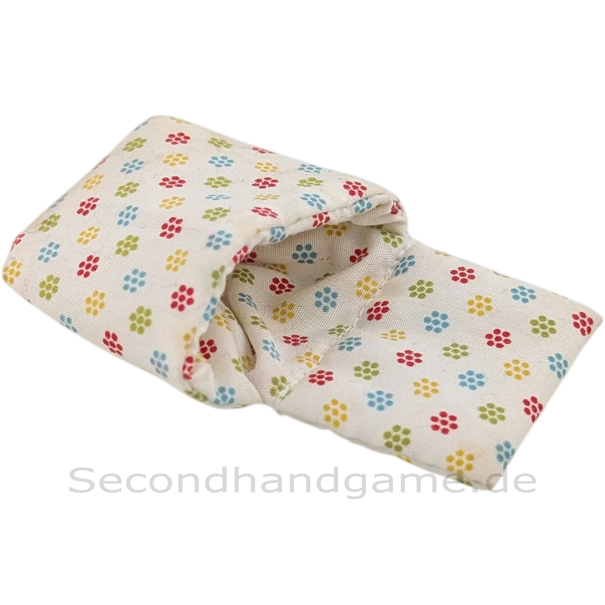 Lego Duplo Stoff Schlafsack für Bett oder Kinderwagen Größe ca. 8x4cm Weiß mit Blumen