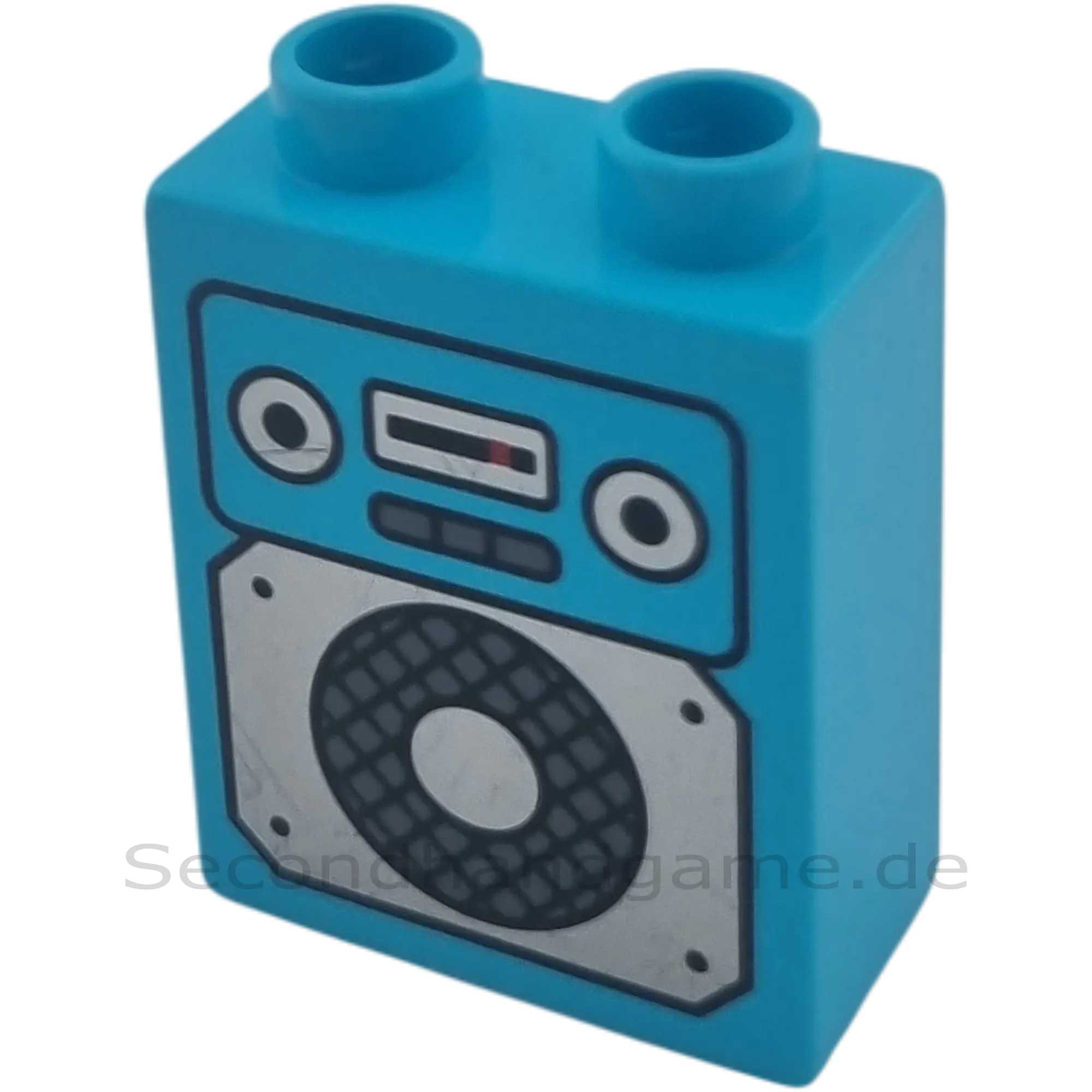 Lego Duplo 1x2 Stein Azur Radio 4066