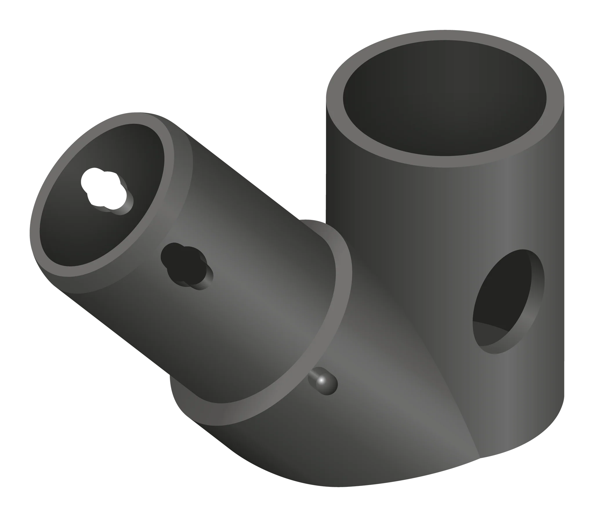 QUADRO Winkelpupplung 2-armig (45°) 00911 Kupplung