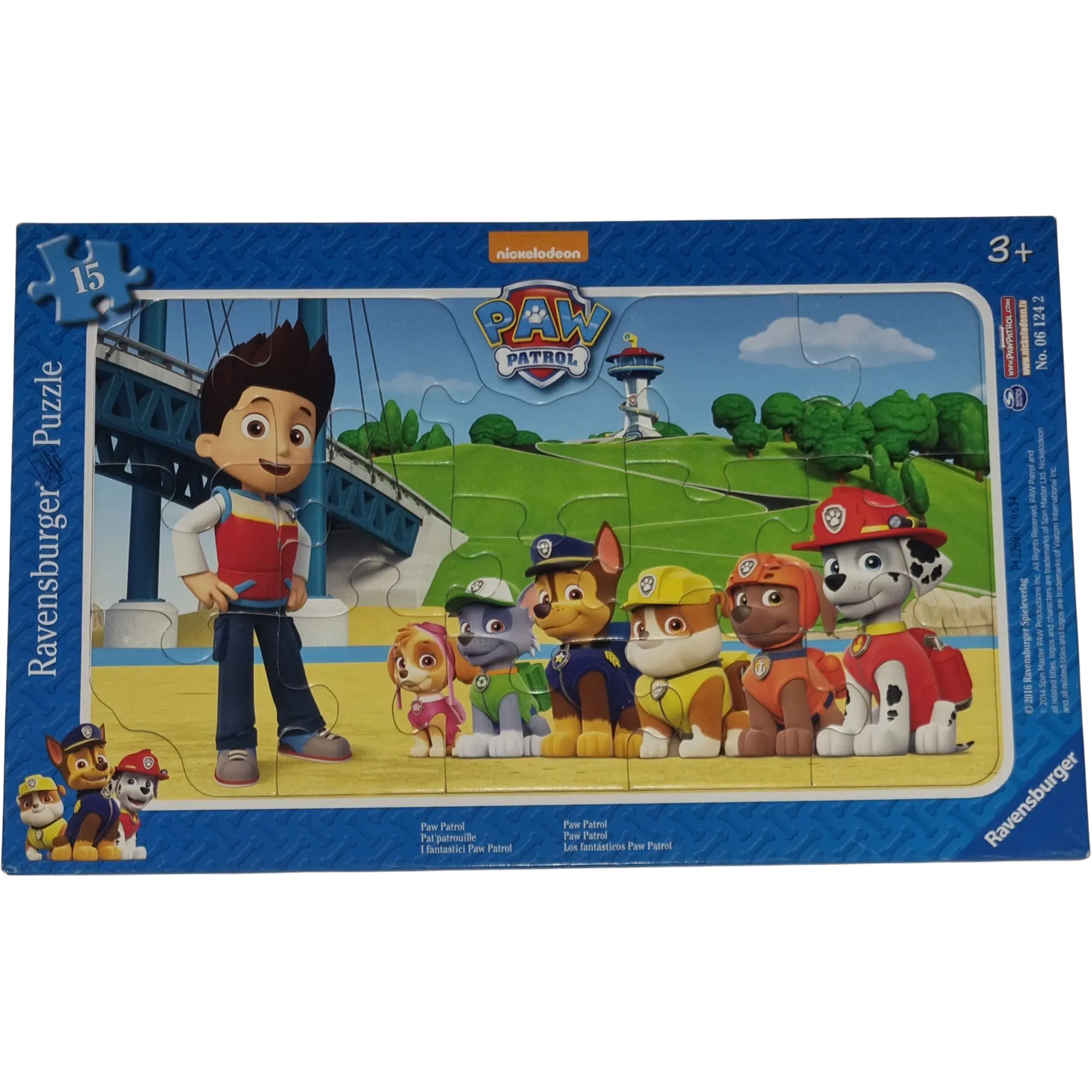 Ravensburger Rahmenpuzzle 15 Teile Paw Patrol 061242