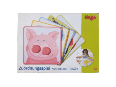Haba Zuordnungsspiel Kunterbunte Tierwelt 301059