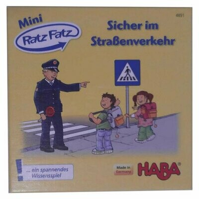 Haba Ratz Fatz Mini Sicher im Straßenverkehr 4891 Haba Ratz Fatz Mini Sicher im Straßenverkehr 4891