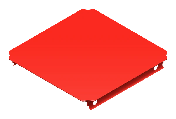 Move and Stic Platte 40 × 40 cm Rot