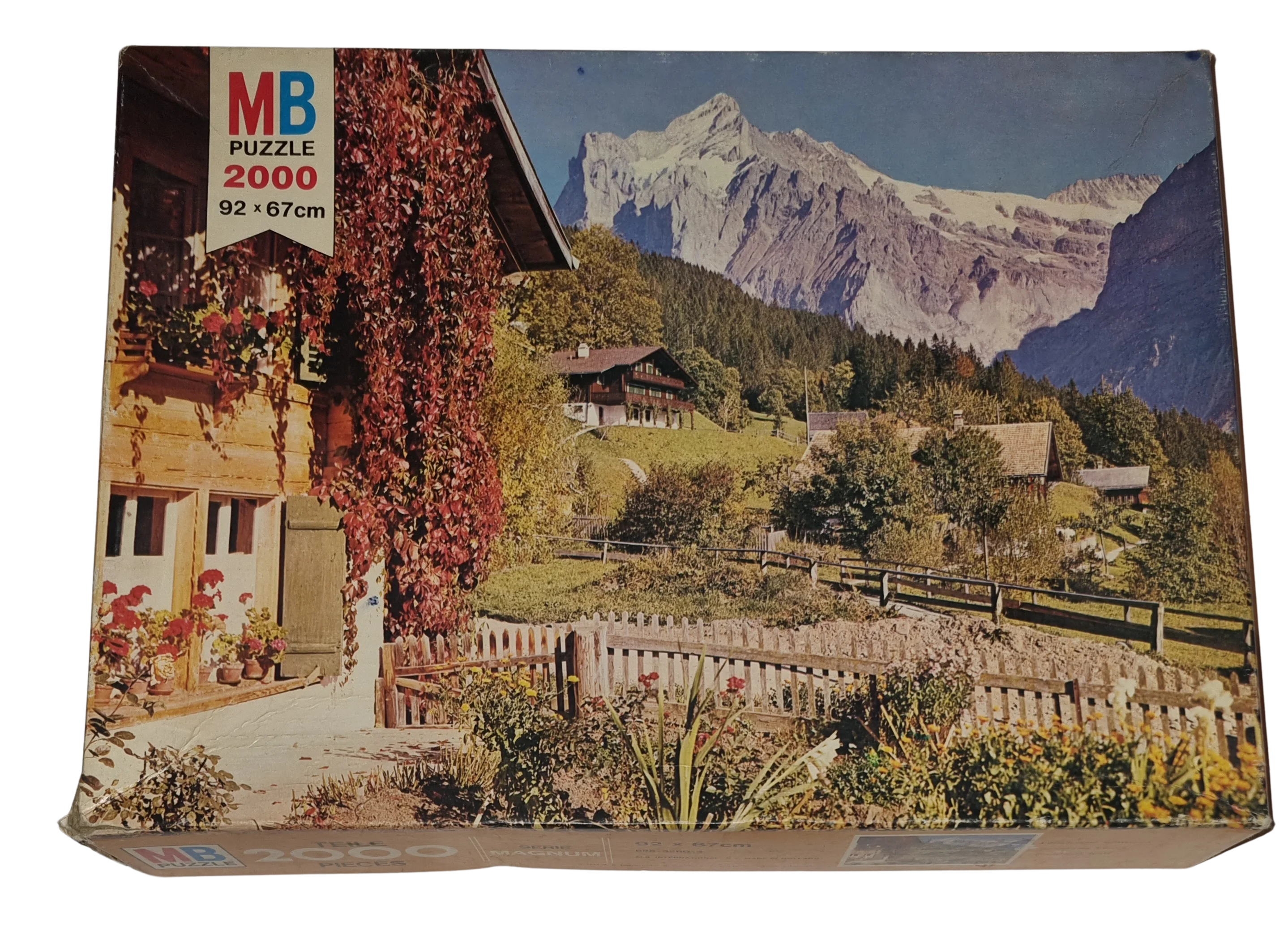 MB Puzzle 2000 Teile Magnum Serie 62532804 Grindelwald Schweiz