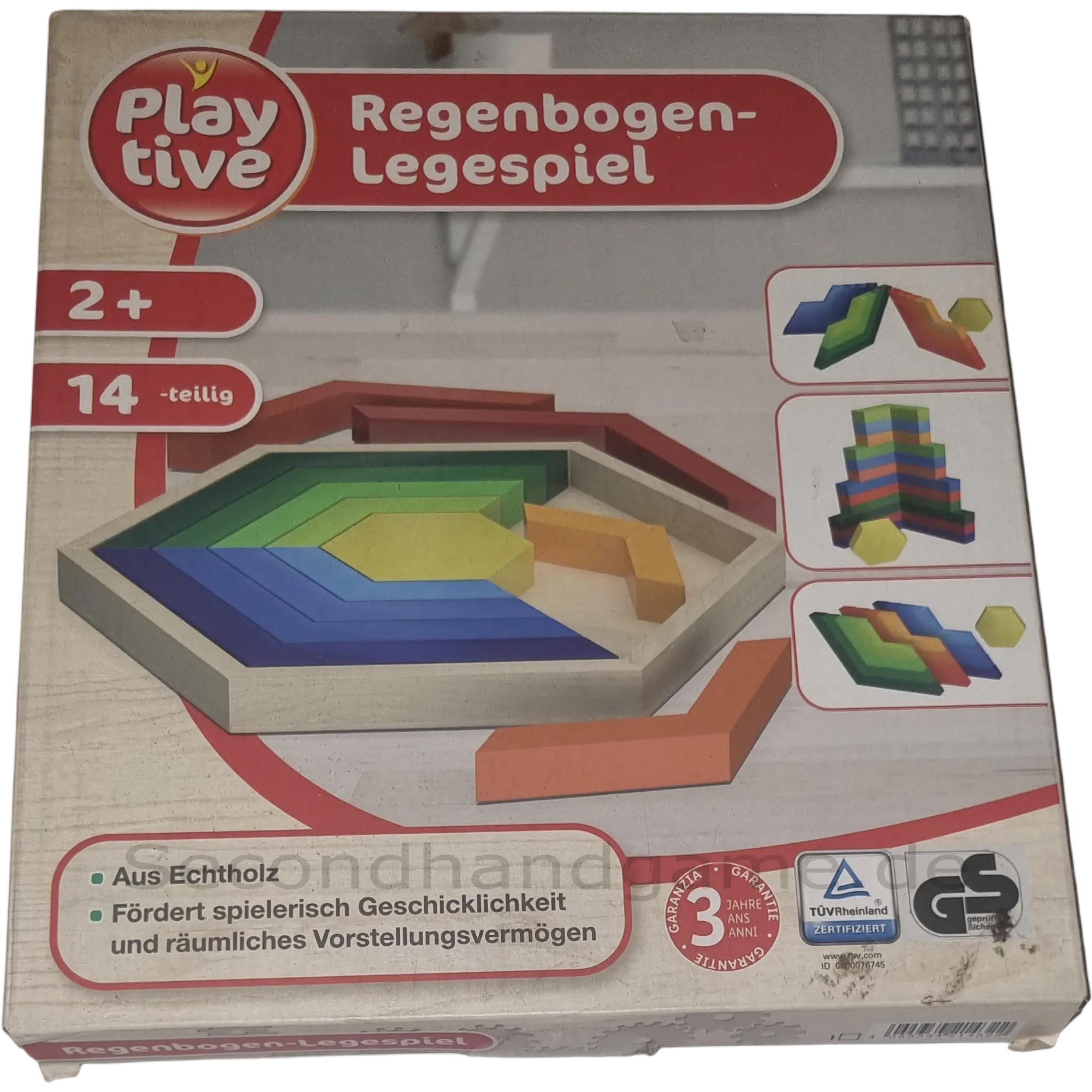 Playtive Regenbogen-Legespiel ab 2 Jahren