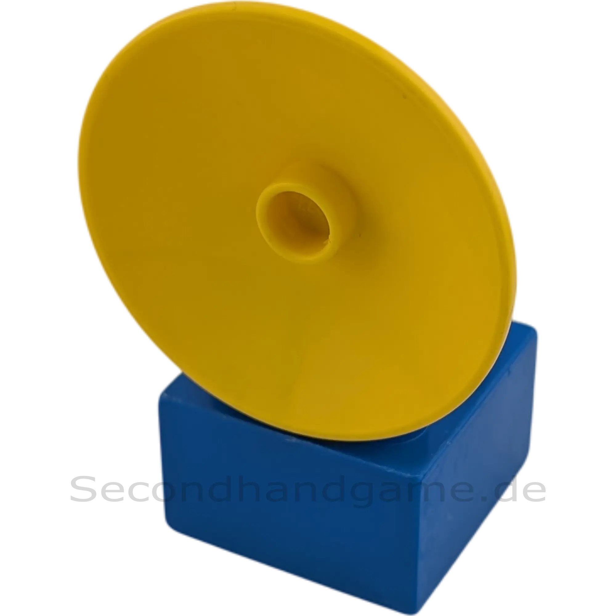 Lego Duplo 92009 Antenne gelb auf blauem Stein