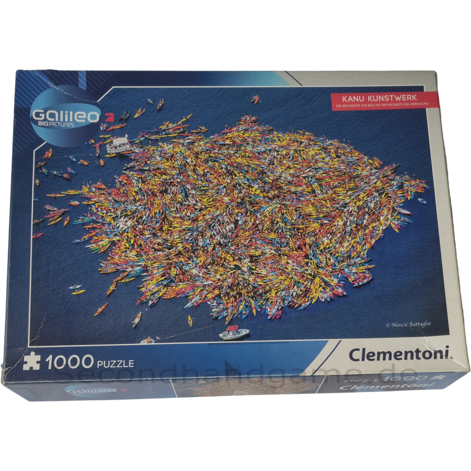 Clementoni Galileo Big Pictures Puzzle 1000 Teile 59088 Kanu Kunstwerk