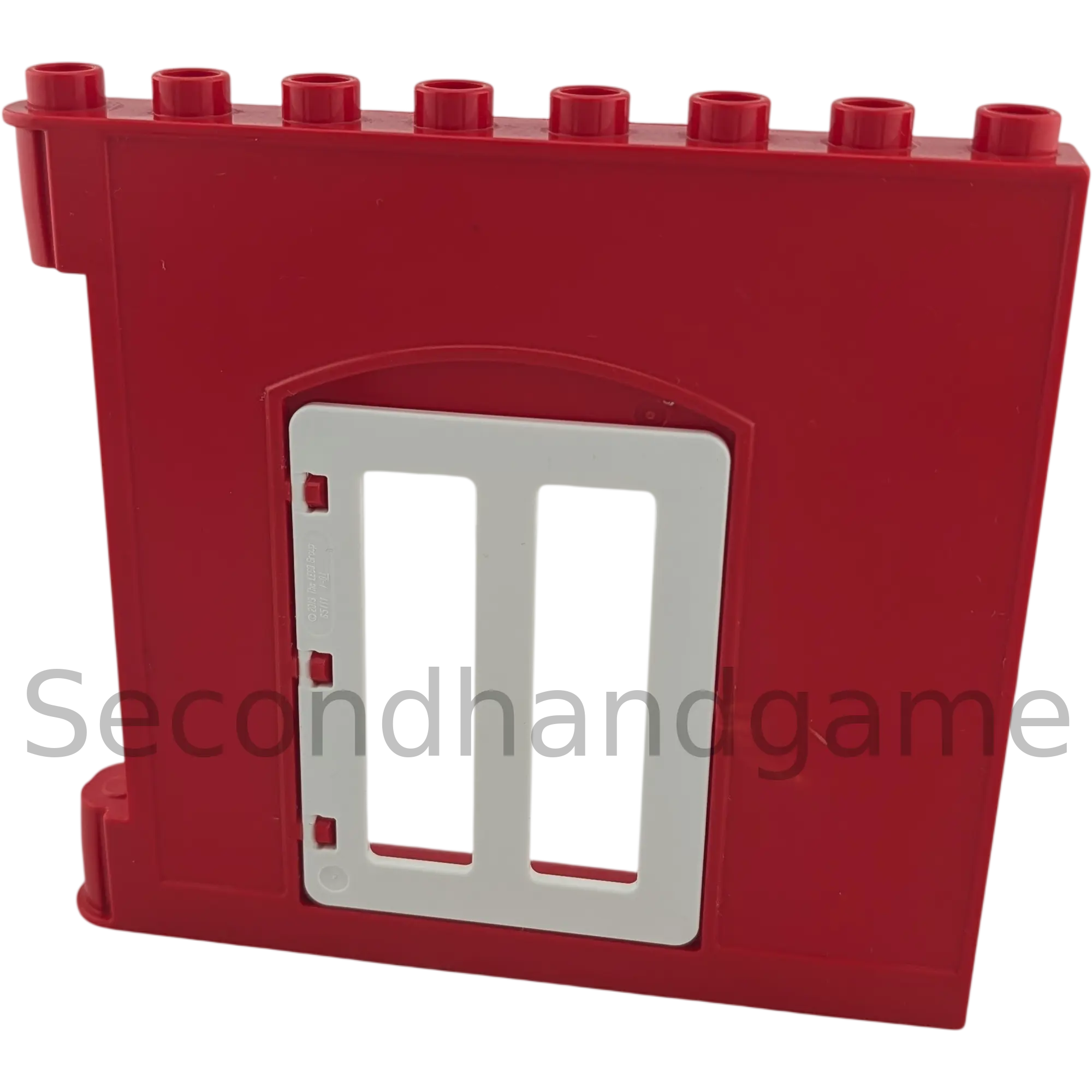 Lego Duplo Hauswand Rot mit weißer Tür