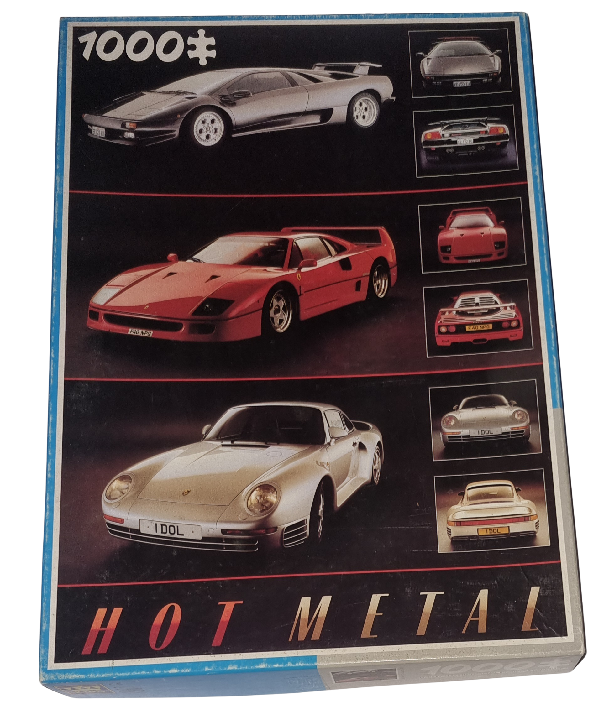 King Puzzle 1000 Teile Hot Metal 1967