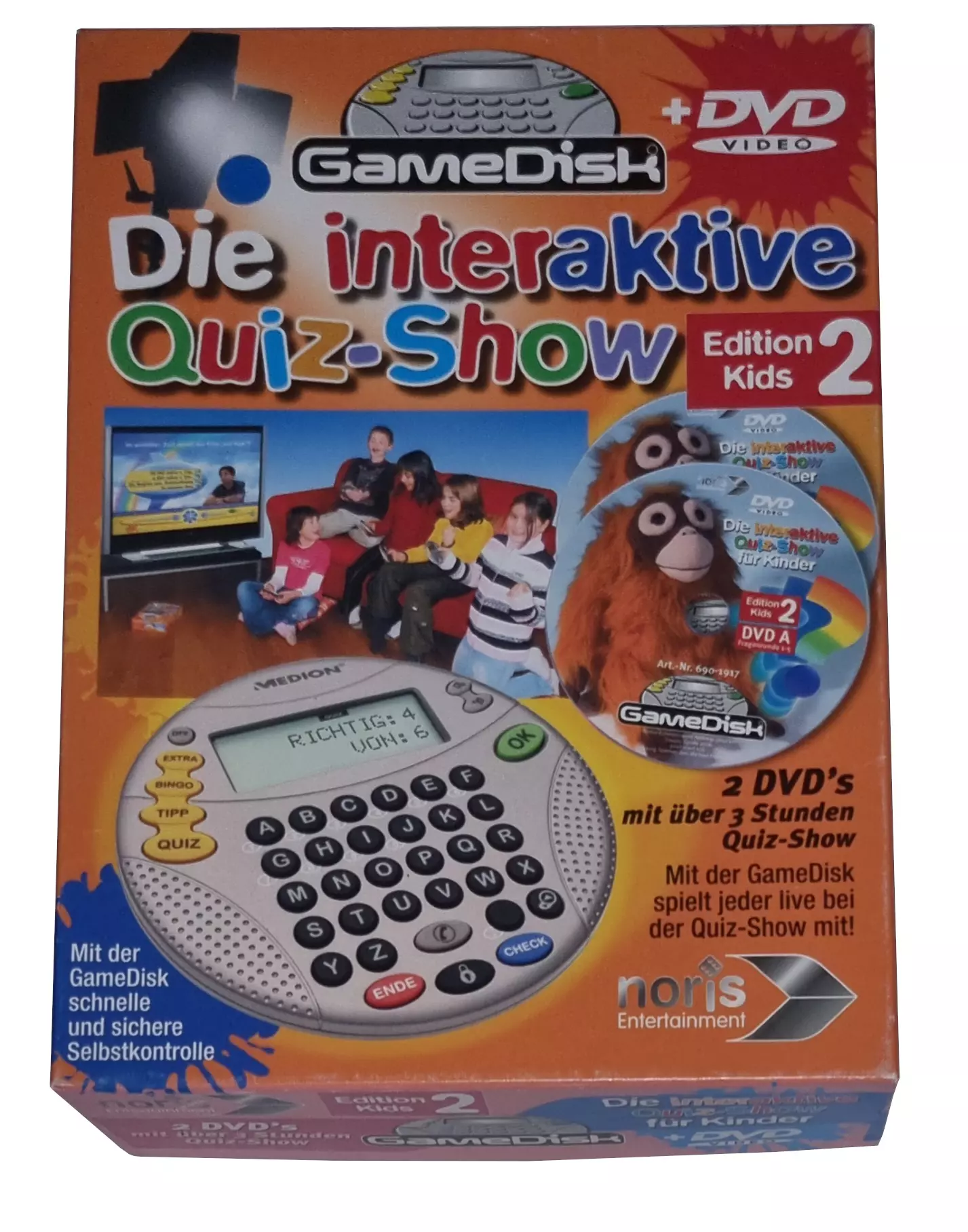 Noris Game Disk Die interaktive Quiz-Show Edition Kids 2