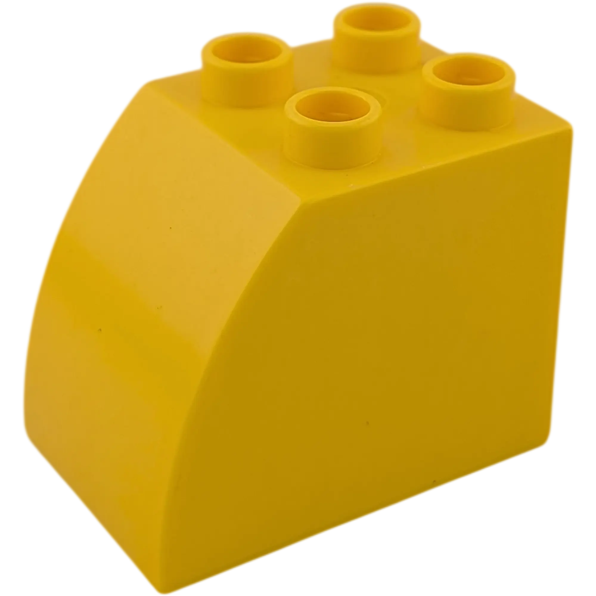 Lego Duplo Stein 2x3x2 – Gelb mit gebogener Oberseite (Teile-Nr. 11344)