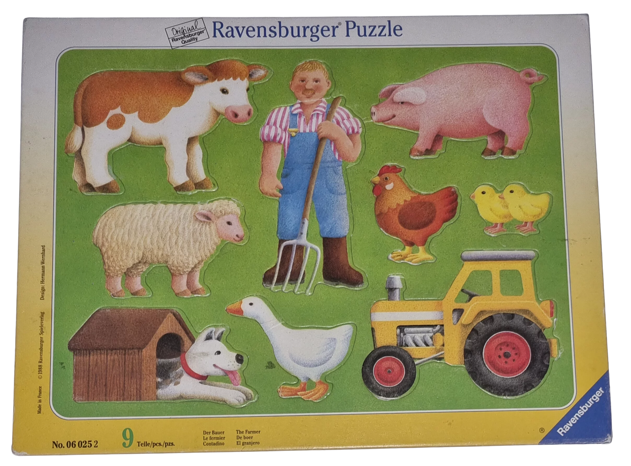 Ravensburger Rahmenpuzzle Der Bauer 9 Teile 060252