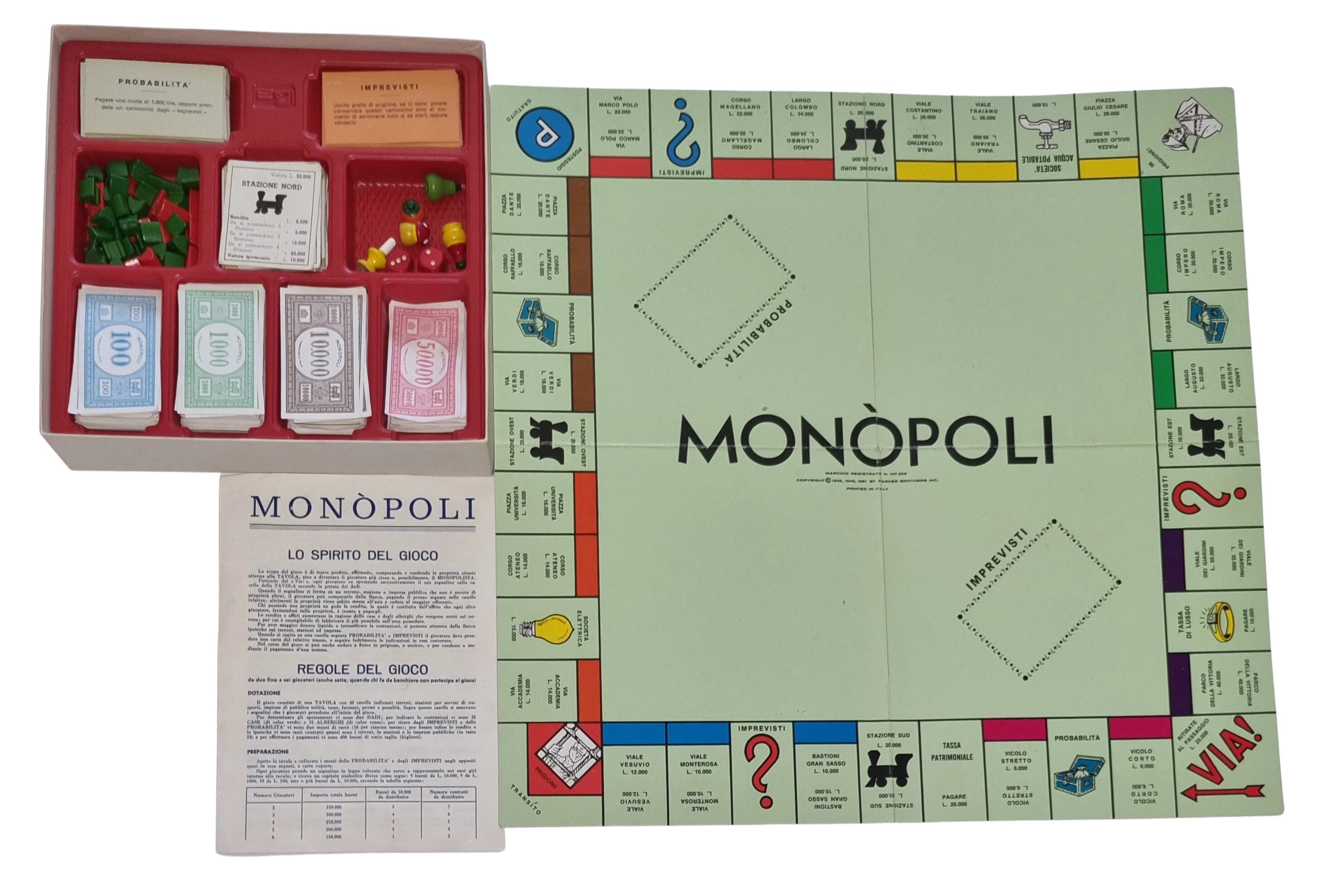 eg Monopoli italienische Ausgabe
