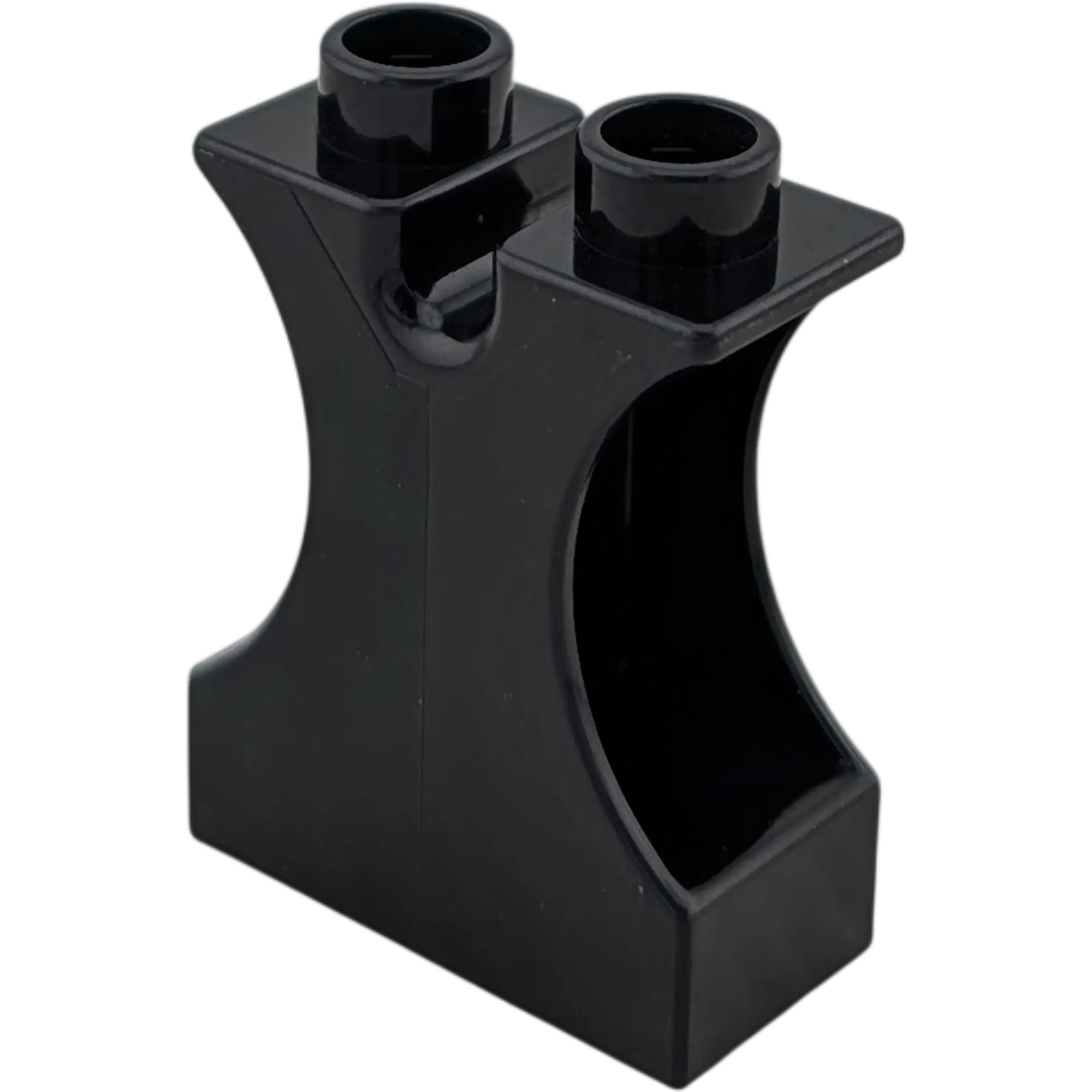 Lego Duplo Stein 1x2x2 Stütze / Dreh-Auflage – Schwarz (Art.-Nr. 42234)