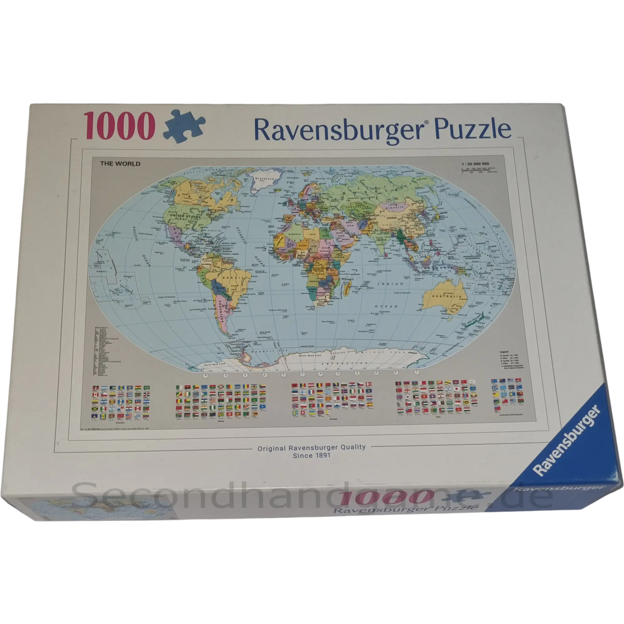 Ravensburger Puzzle Politische Weltkarte 1000 Teile 120000655