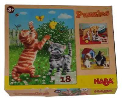 Haba Puzzles Haustiere Puzzle 12-18 Teile 302638