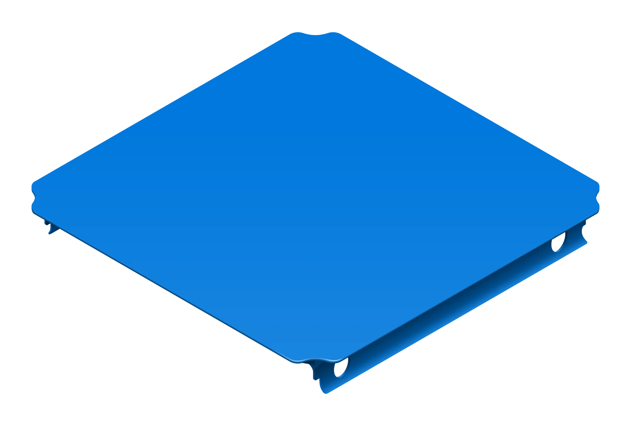 QUADRO Platte 40 × 40 cm 00402 Blau