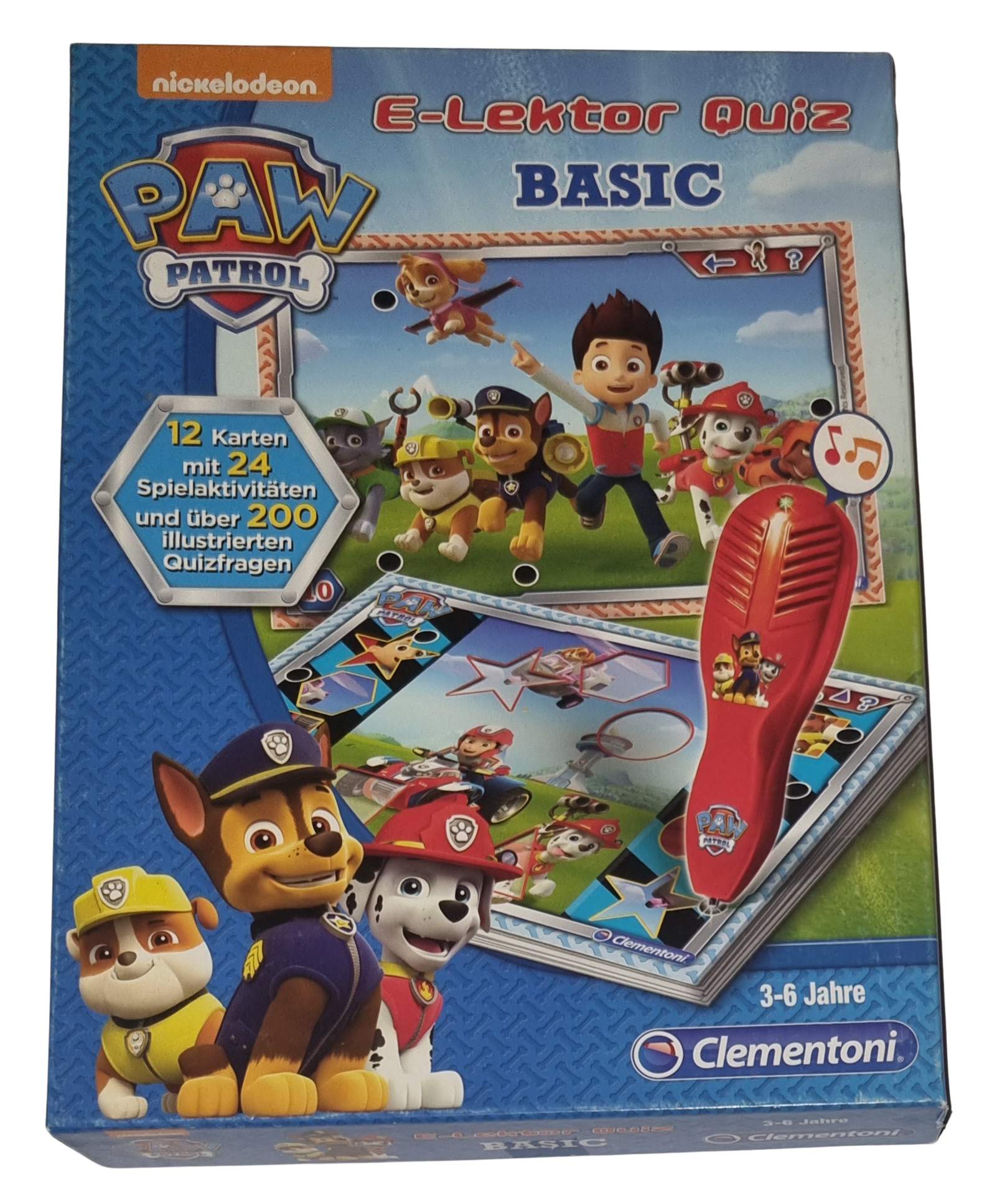 Clementoni E-Lektor Quiz Basic Paw Patrol