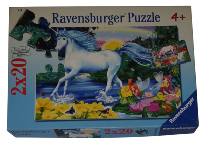 Ravensburger Puzzle 2 x 20 Teile Puzzle Verzauberte Welt 089178