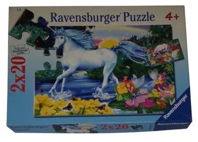 Ravensburger Puzzle 2 x 20 Teile Puzzle Verzauberte Welt 089178