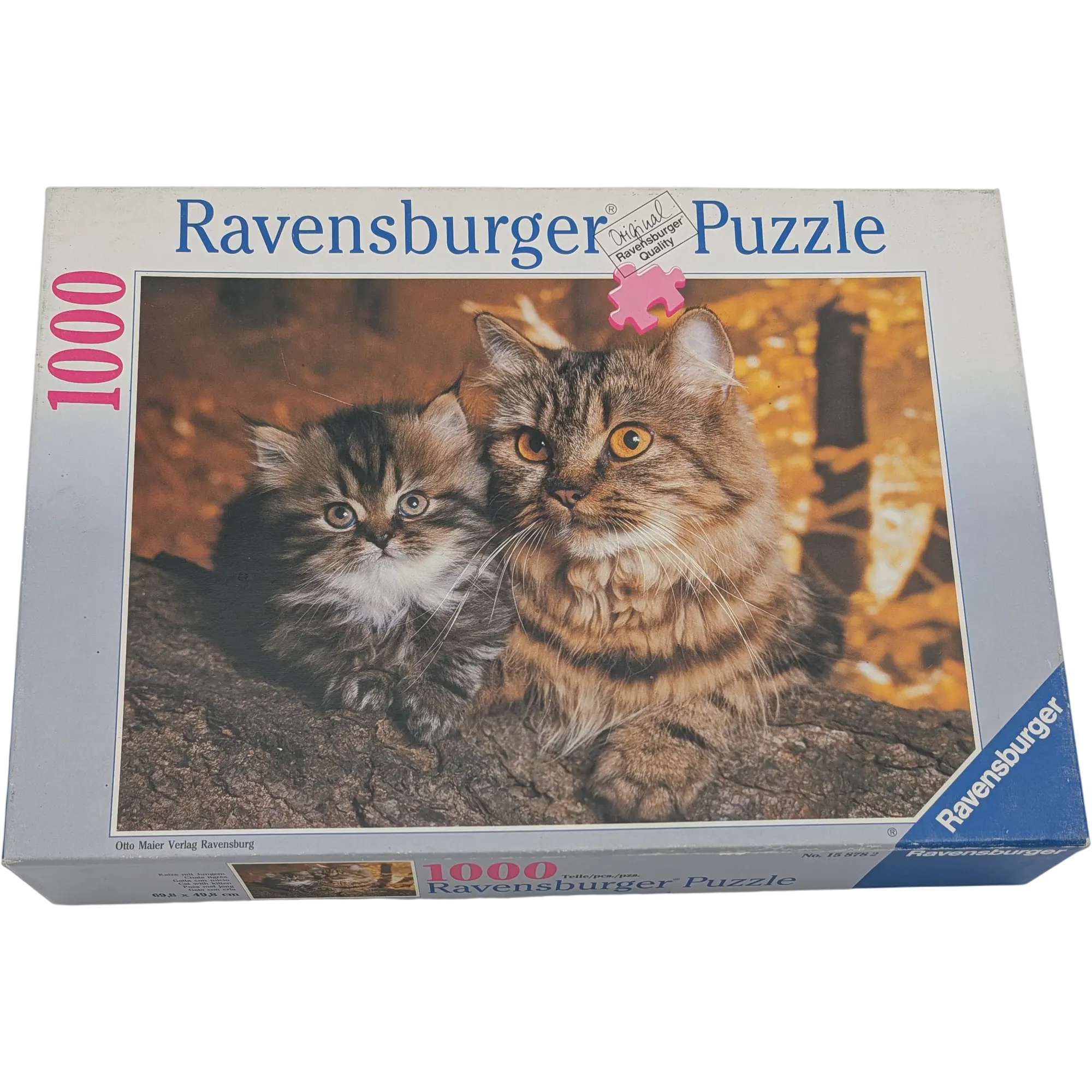 Ravensburger Puzzle 1000 Teile 158782 Katze mit Jungen