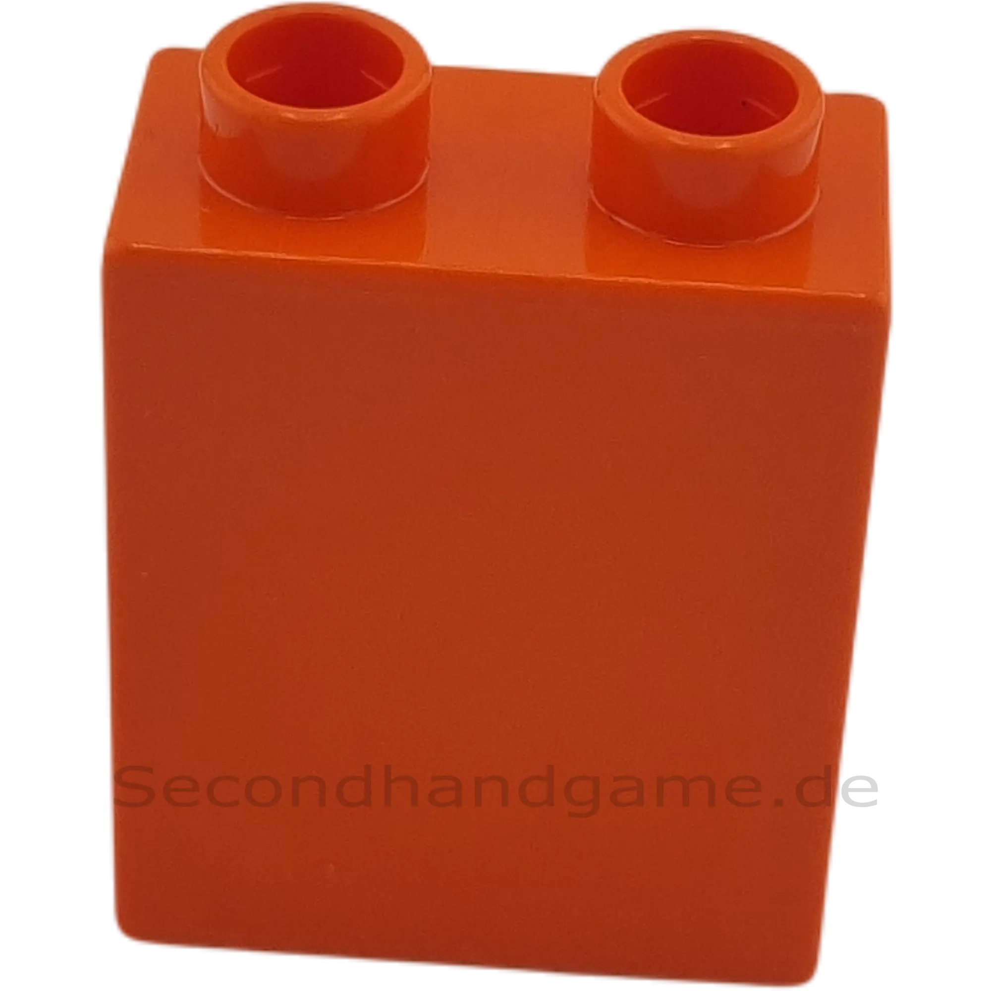 Lego Duplo 4066 Stein 1x2x2 Dunkelorange