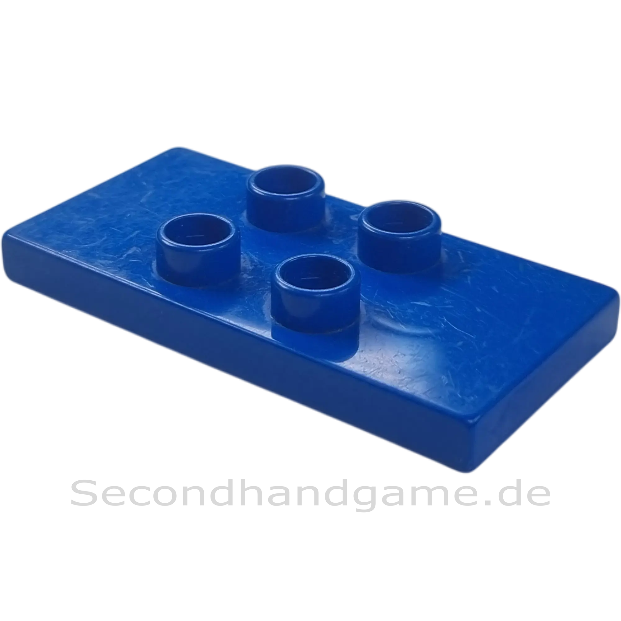 Lego Duplo 6413 Tischplatte 2x4 Blau mit 4 Noppen Fliesen