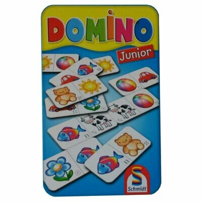 Schmidt Domino Junior in der Metalldose