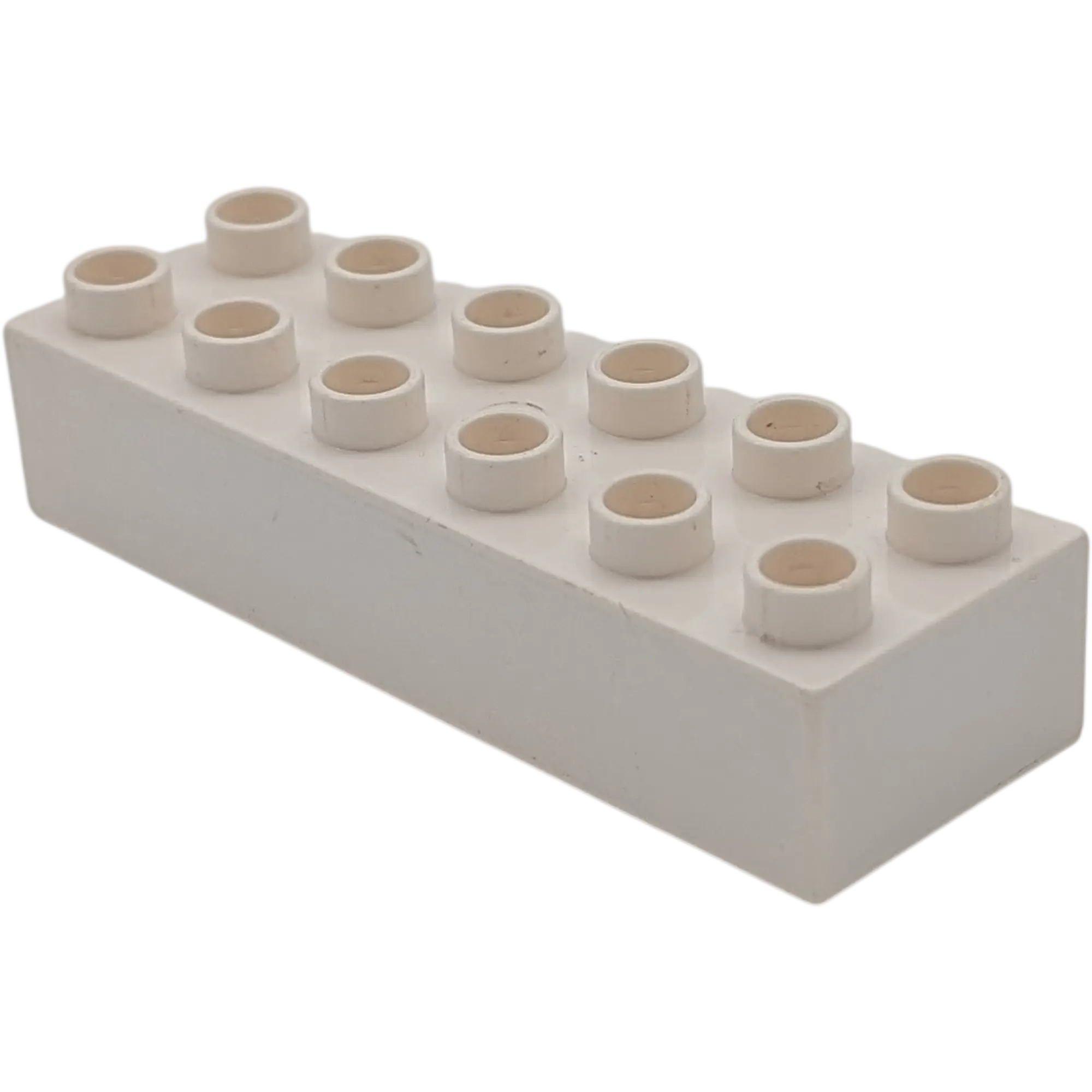 Lego Duplo 2300 Baustein 2x6 Weiß