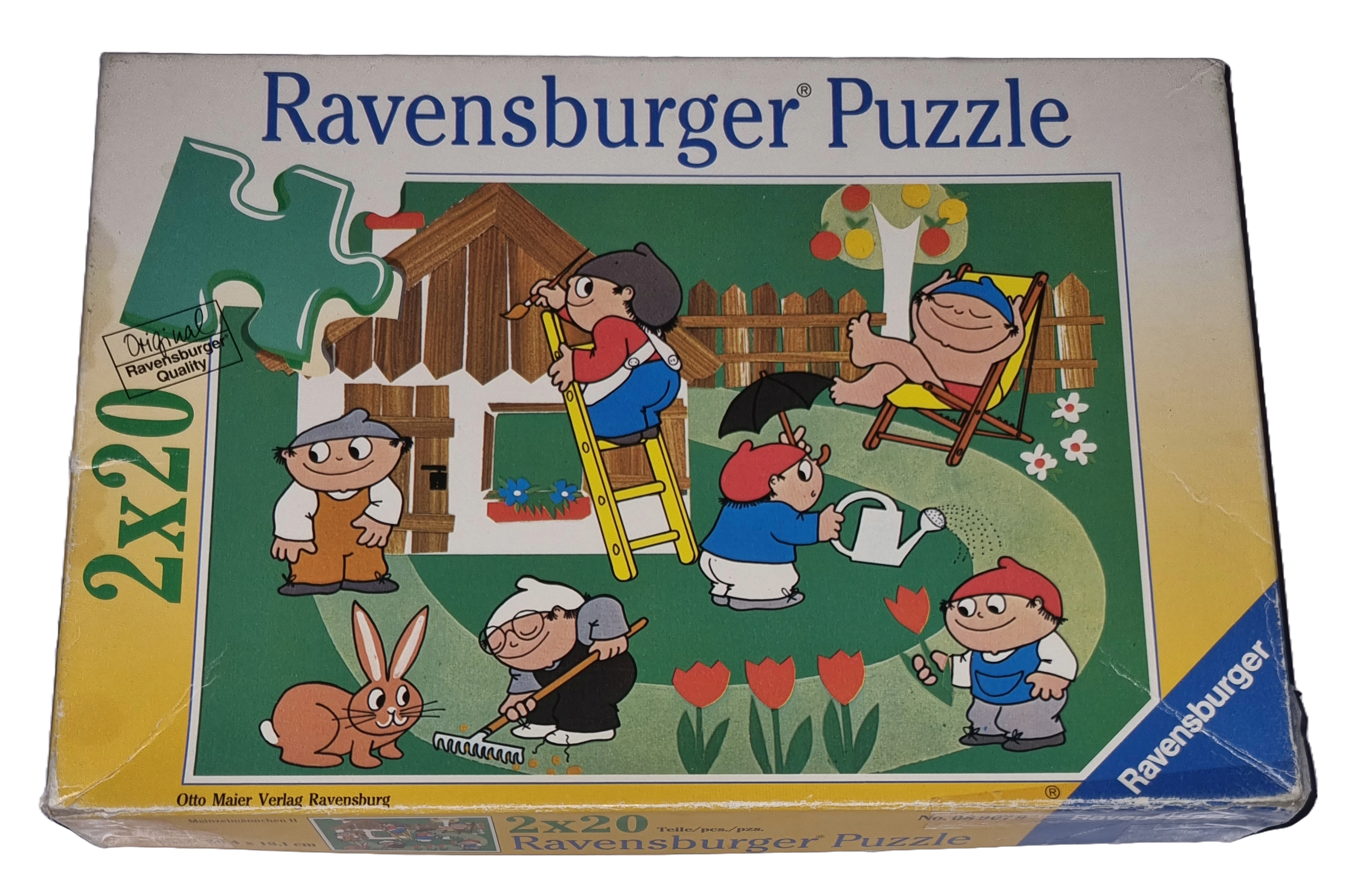 Ravensburger Mainzelmännchen 2  Puzzle 2 x 20 Teile 089079