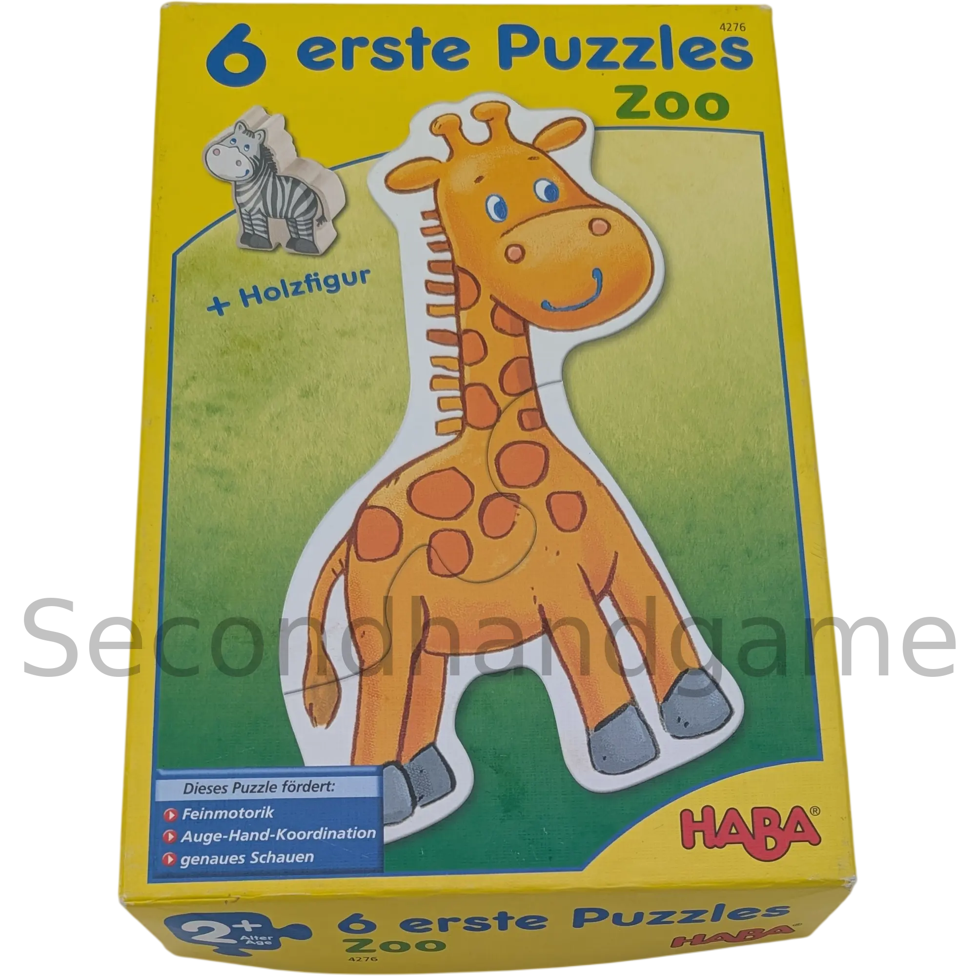 Haba 6 erste Puzzle Zoo + Holzfigur 4276