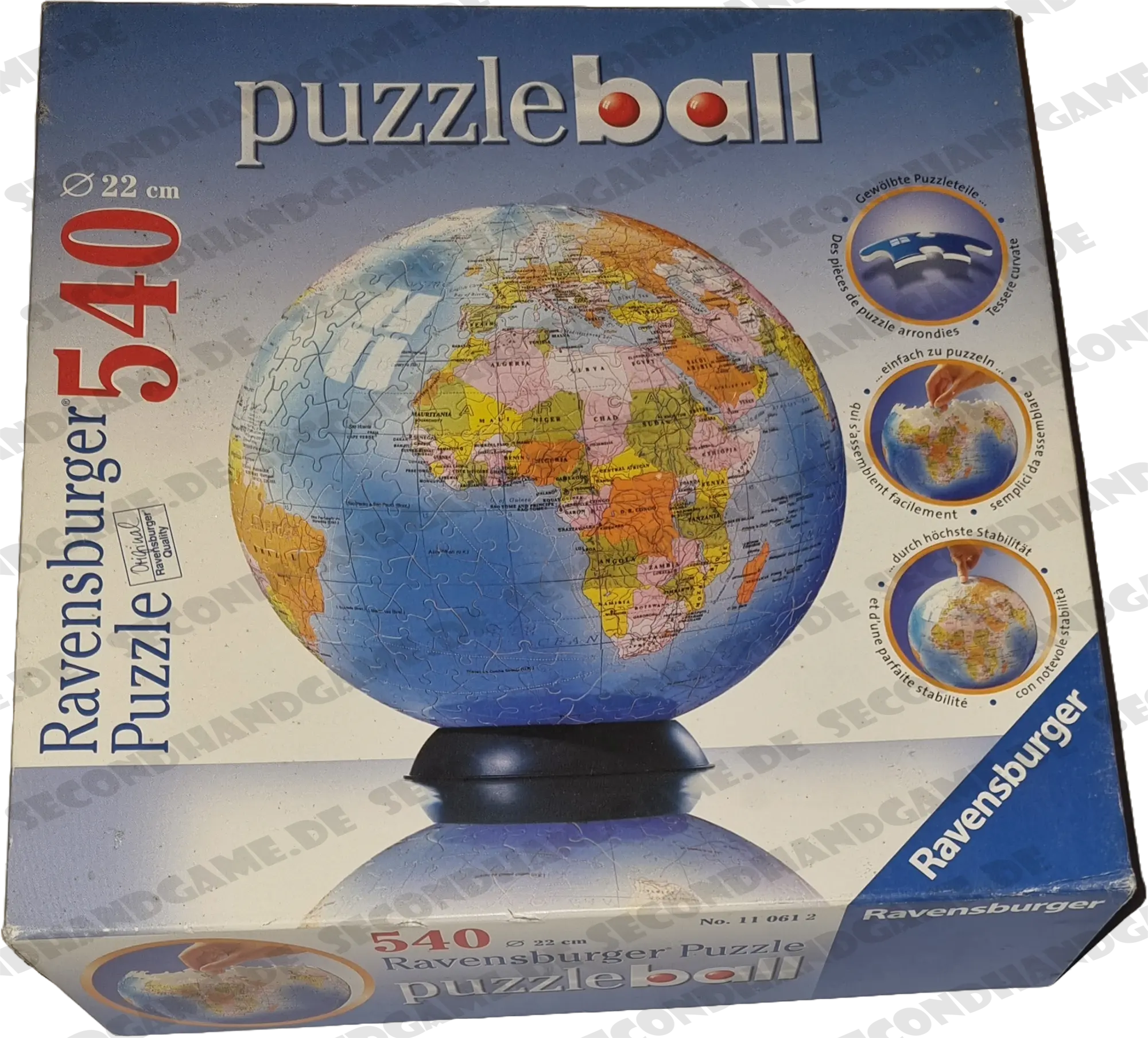 Ravensburger Puzzleball  No 110612 Die Erde 540 Teile