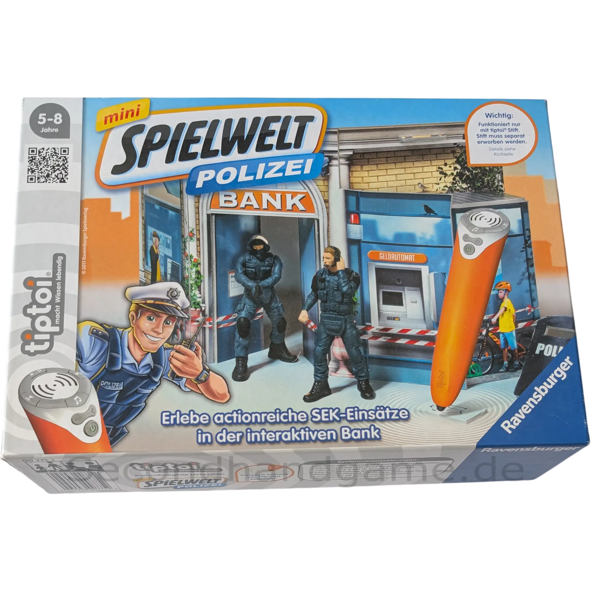 Ravensburger Tiptoi Mini Spielwelt Polizei Bank ab 5 Jahren