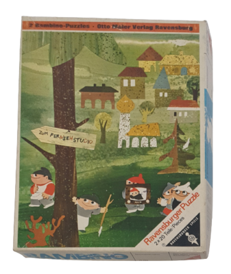 Ravensburger Puzzle 2 x 20 Teile Bambino-Puzzle Mainzelmännchen