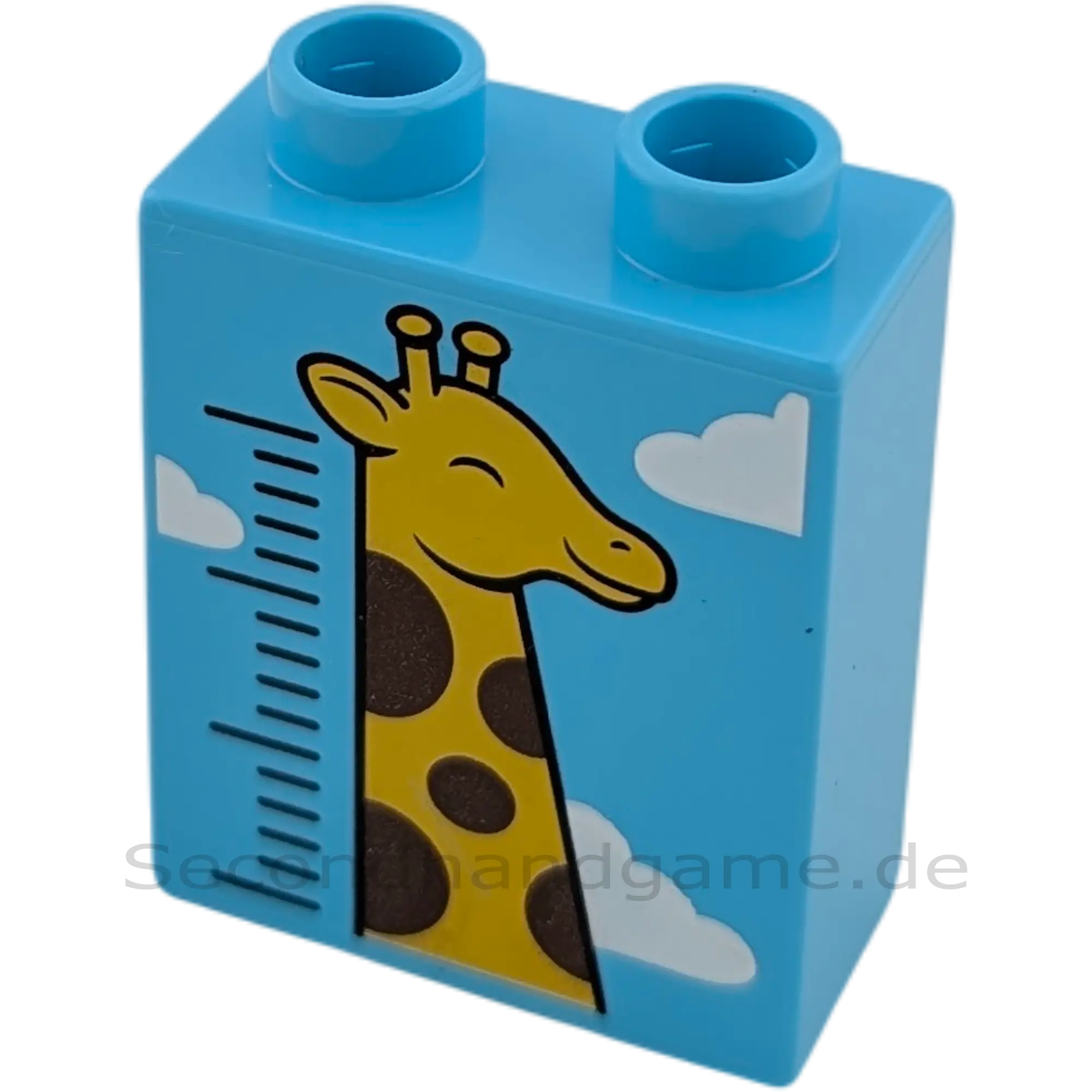 Lego Duplo 4066 Stein 1x2x2 Azur Giraffe Messlatte