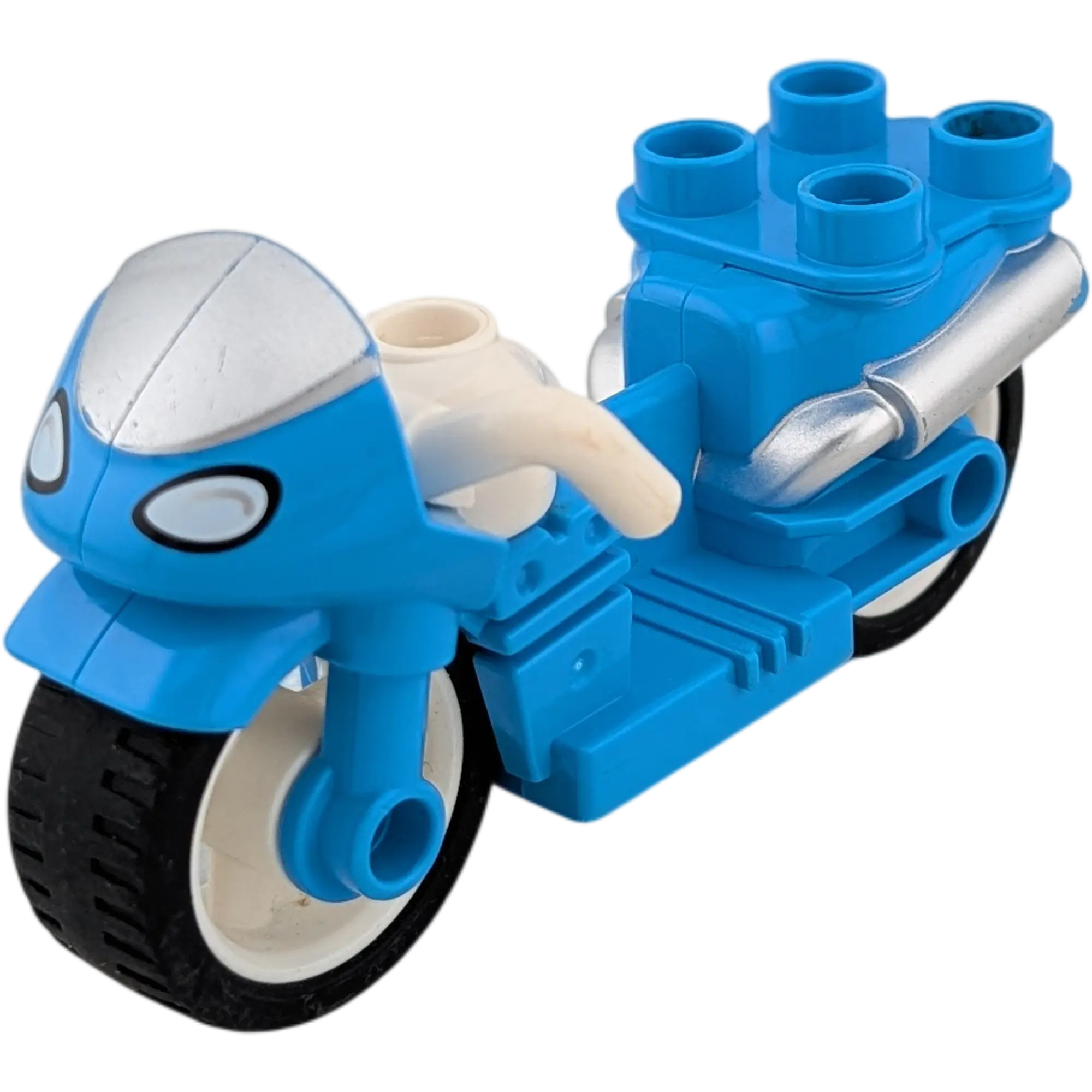 Lego Duplo Motorrad Mofa Blau
