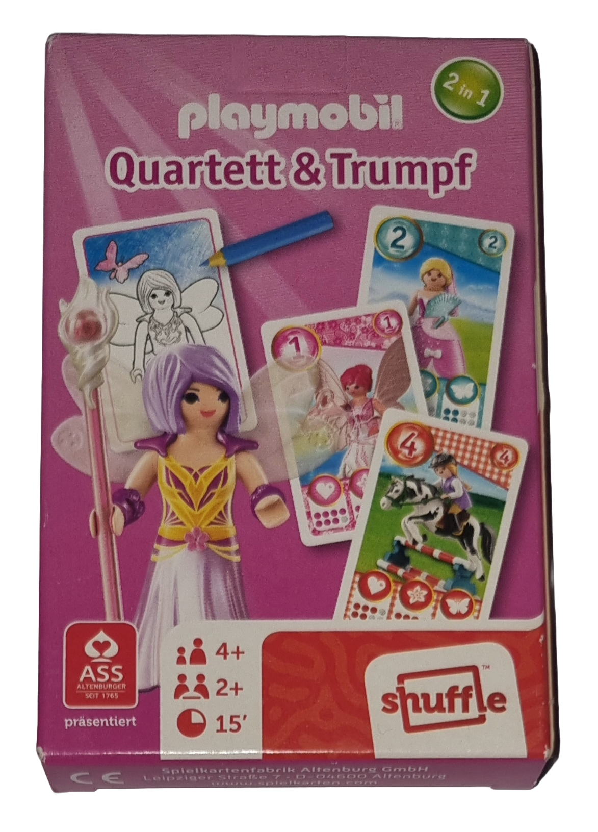 ASS Playmobil Quartett & Trumpf 2in1